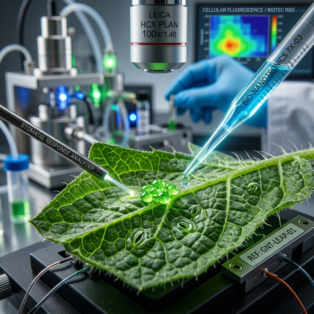 Scientific test leaf biostimulant tech