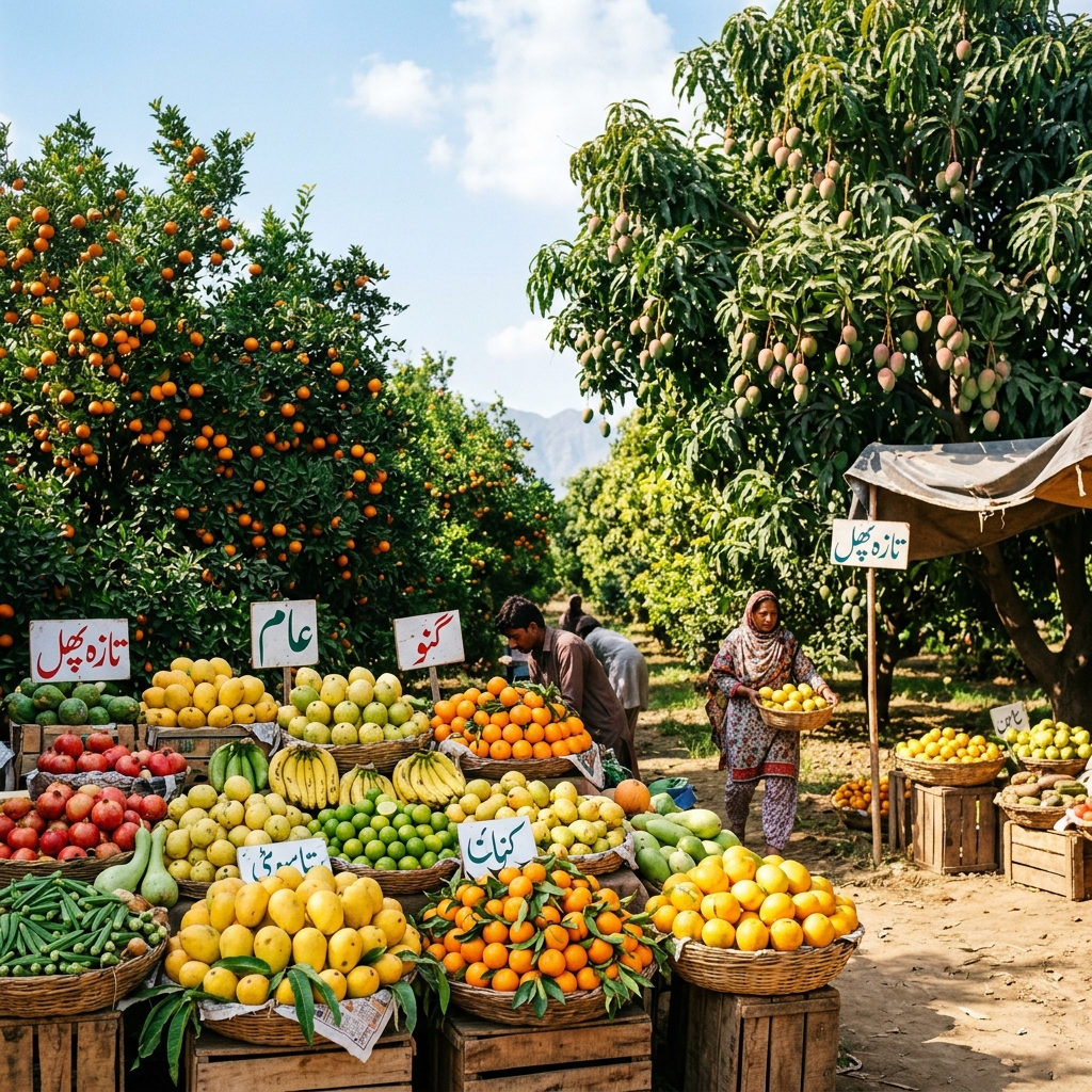 Citrus and Mango groves Pakistan